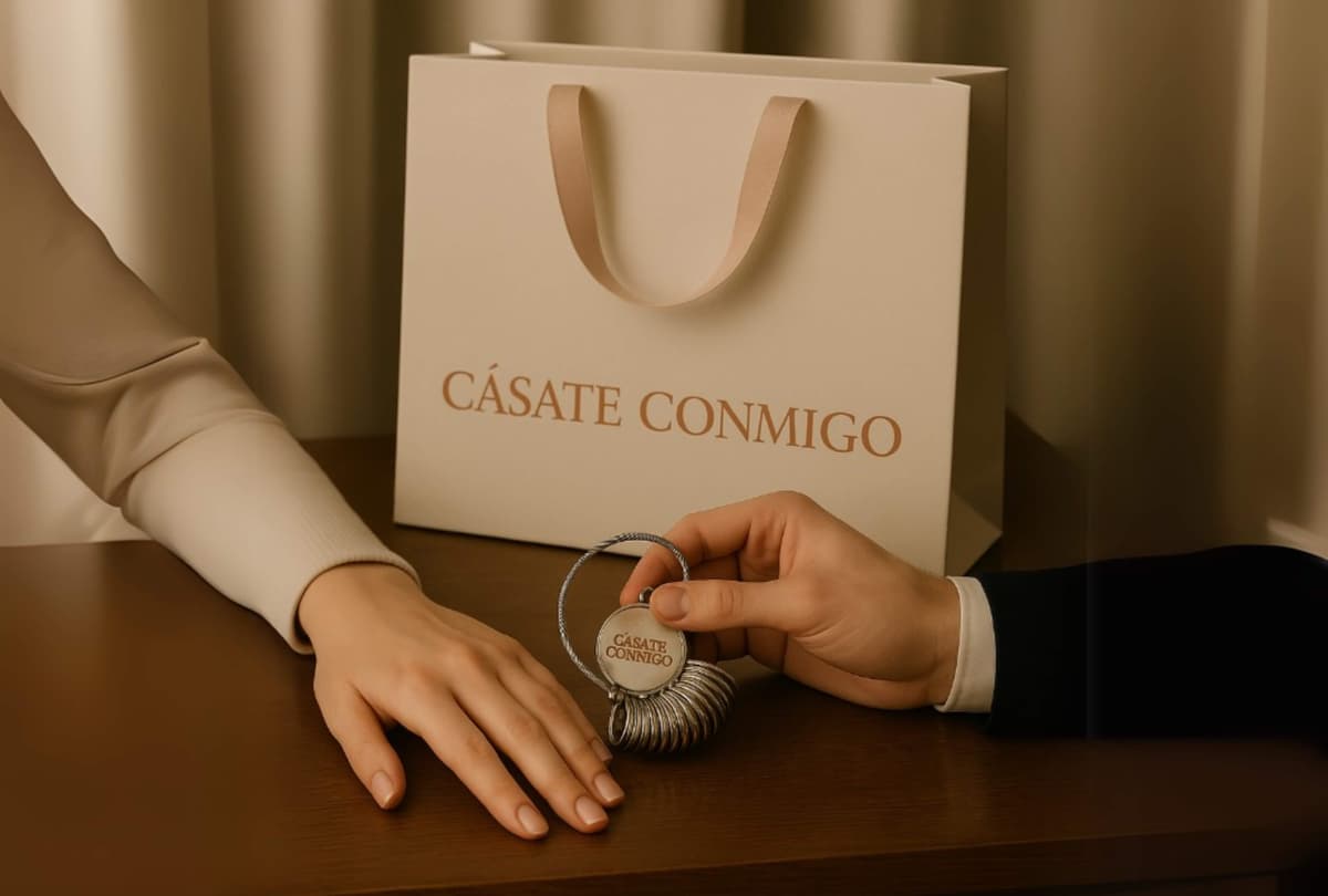 pareja mostrando anillos de boda