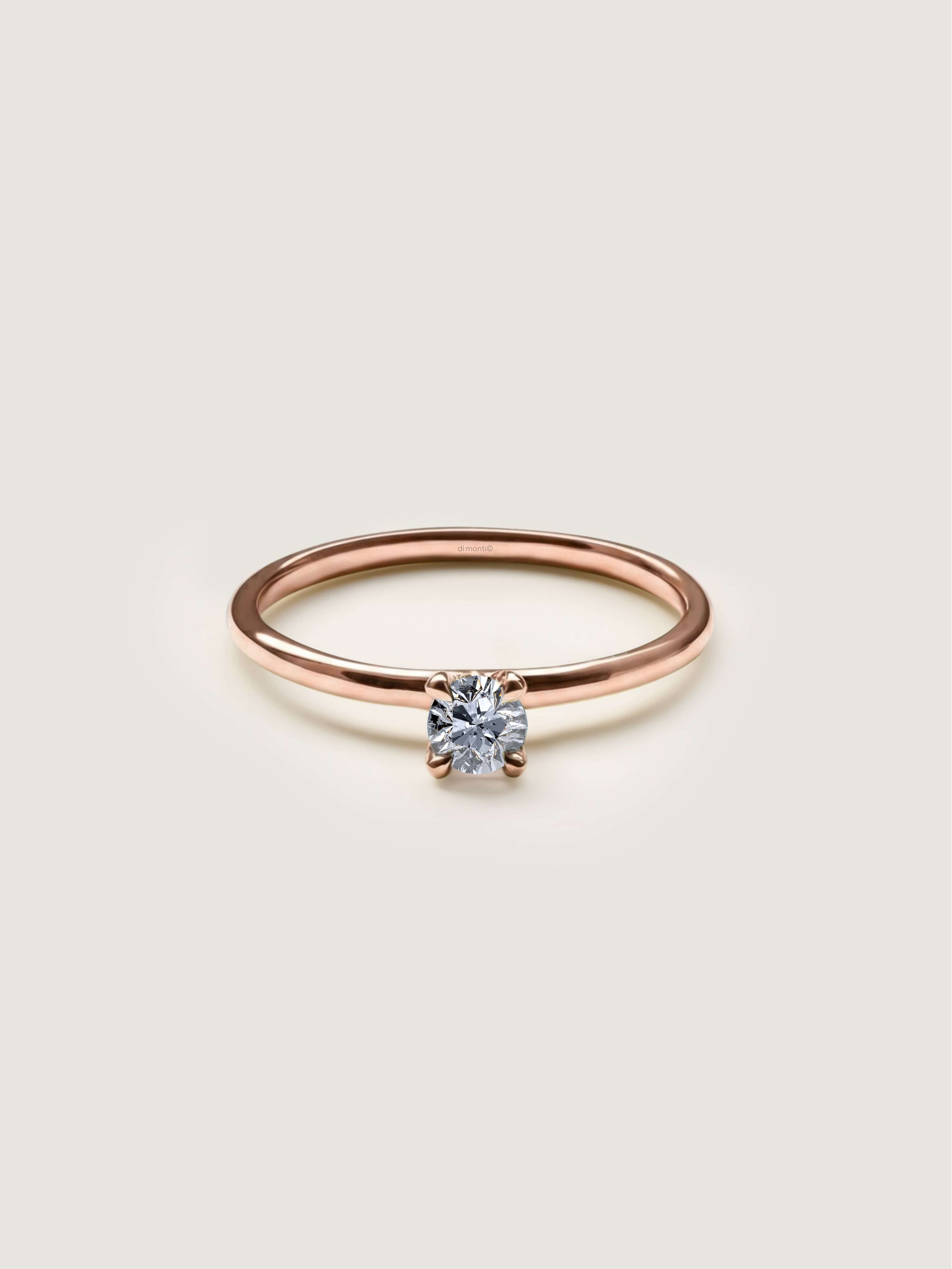 Classic Ring S in rose gold